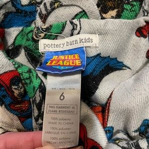 Pottery Barn justice league pajamas